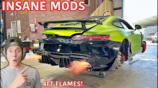 Rebuilding A Wrecked Mercedes AMG GTS Lets Bring In The Mods [upl. by Niras549]