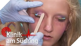 Krasser MakeUpFail Kim 14 schminkt sich mit Sekundenkleber  Klinik am Südring  SAT1 TV [upl. by Berny]