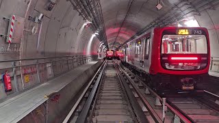 Metro B Lyon Cab Ride  CharpennesSt Genis Laval [upl. by Eidob]