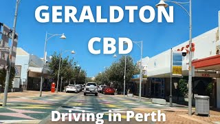 Driving in Perth  GERALDTON CENTRAL BUSINESS DISTRICT [upl. by Poree394]