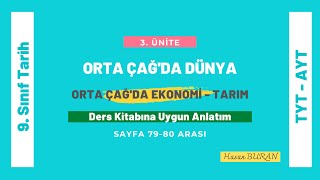 Orta Çağda Ekonomi Tarım 9 Sınıf Tarih TYT AYT [upl. by Ahsiym]