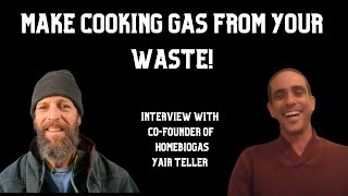 Home Biogas for cooking and fertilizer  Interview w CEO Yair Teller  Regenerative Living Podcast [upl. by Luo]