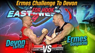 Devon Larratt Vs Ermes Gasparini 😱🔥  Challenge to Devon for Hook 🪝 🫡 [upl. by Anoj]