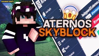 ATERNOSDAN SKYBLOCK SERVERİ KURMA  MİNECRAFT SKYBLOCK KURMA [upl. by Quickman]