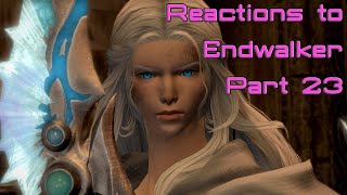 FFXIV Endwalker Reactions Part 23 Henceforth he shall walk [upl. by Cheria]