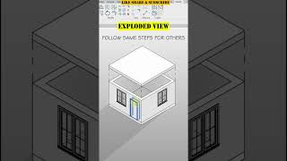 Exploded View in Revit shorts revit [upl. by Asa]