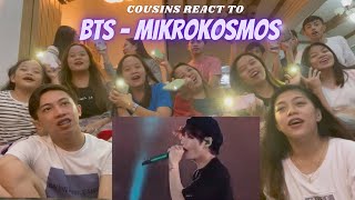 COUSINS REACT TO BTS  MIKROKOSMOS [upl. by Ronnie]