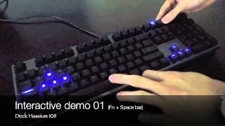 Deck Hassium 108 backlit Interactive demo 01 [upl. by Notniw]