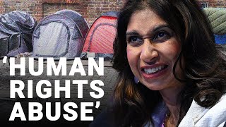 Suella Braverman is ‘laughing’ at homelessness  John Bird [upl. by Savinirs]