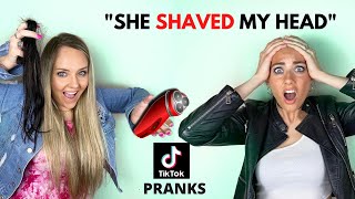 TESTING TIK TOK PRANKS ON EACHOTHER [upl. by Maxa]