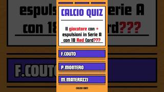 CALCIO QUIZ SERIE A seriea calcio quiz quiztime football inter roma lazio napoli juventus [upl. by Akyssej]