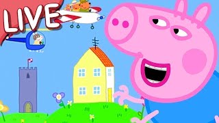 🔴 Giant Peppa Pig and George Pig LIVE FULL EPISODES 24 Hour Livestream [upl. by Ettevets]