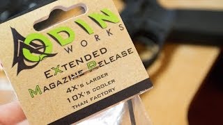 Odin Works XMR Extended Magazine Release Install [upl. by Nashom]