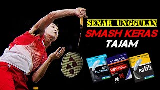 8 Rekomendasi Senar Raket Badminton Terbaik Untuk Smash 2023  Smash Keras dan Awet [upl. by Ferro230]