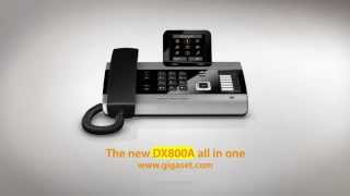 Siemens Gigaset DX800A AllInOne IP Phone [upl. by Ayotyal109]