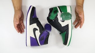 The Air Jordan 1 Court Purple amp Pine Green  Which Did You Choose [upl. by Lesde]