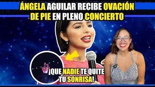 ¡Que nadie te quite tu sonrisa Ángela Aguilar recibe ovación de pie en pleno concierto [upl. by Camarata]