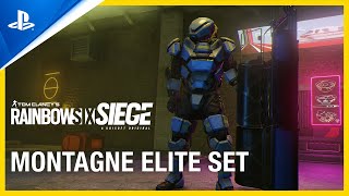 Rainbow Six Siege  Montagne Elite Set  New on the Six  PS4 [upl. by Aicilegna]