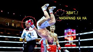 Nag BACKTIBE sa harap ni PACQUIAO  Sobrang yabang  Muntik ng myare ni PACMAN  Wasak ang muk [upl. by Aihsemaj]