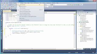 Silverlight Data Grid  Binding Data using WCF and LINQ to SQL Classes [upl. by Lightman7]