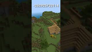 3 SEED DEKAT VILLAGE DI MINECRAFT BEDROCK 120 PART12 minecraft seed shorts [upl. by Talbert]