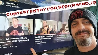 Contest Entey for James at the youtube channel stormwind7996 and his 400 subscribers giveaway [upl. by Mairam]