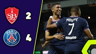 Le PSG S’IMPOSE avec BEAUCOUP de BUTS  brest 24 psg Résumé amp Debrief  Lystea Foot [upl. by Papert87]