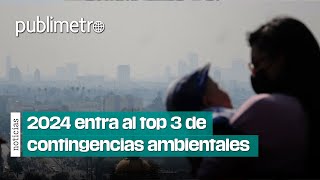 CDMX 2024 entra al top 3 de contingencias ambientales urgen a frenar contaminación por gas LP [upl. by Parthena]