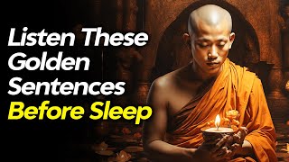 Listen These Secrets Before Sleep  Buddhism  Buddhist Teachings [upl. by Masera]