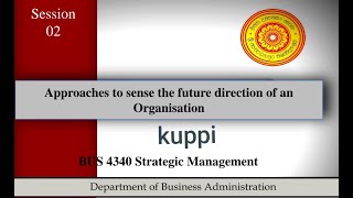 session 02 Strategic Thinking [upl. by Slade]