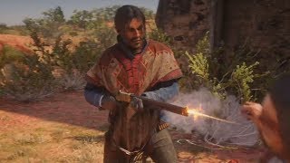 Playing as Javier Escuella in Red Dead Redemption 2 [upl. by Arreip]