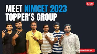 Meet NIMCET 2023 TOPPERS GROUP  FIRST TIME IN HISTORY A GROUP INTERVIEW  WATCH LIVE nimcet2023 [upl. by Hnah234]