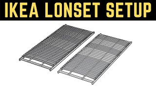 IKEA Lonset Slatted bed base assembly Ikea  50 giveaway Ends Dec 25 2020 comment to enter [upl. by Eicnahc]