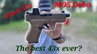 Glock 43x MOS Debo The best 43x MOS [upl. by Amoihc]