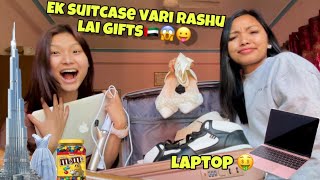 RASHU LAI GIFTS DUBAI BATA😱kk Diye taKHUSI KO SIMANA XAINA😭😍 [upl. by Amend203]