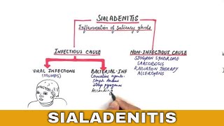 Sialadenitis  Causes Clinical features Treatment Chronic and Acute Bacterial Sialadenitis [upl. by Nnylarat]