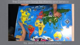 Montessori Preschool  Geography  The Continents Song [upl. by Nyer]