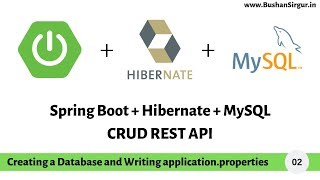 Spring Boot Hibernate  Creating a database and Writing application properties Part 2 [upl. by Rdnaskela514]