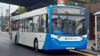 Recent Transfer 27236 SK15 HFY on the 86 to Lowedges  Stagecoach Yorkshire [upl. by Analed359]