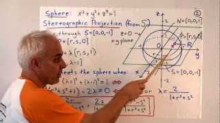 Parametrizing and projecting a sphere  Universal Hyperbolic Geometry 38  NJ Wildberger [upl. by Neve426]