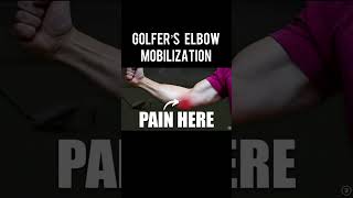 Golfers elbow mobilization Arogya physiotips golferselbow [upl. by Ahsenauq]