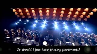 Adele  Chasing Pavements with Lyrics  Live at The Royal Albert Hall [upl. by Ambur591]