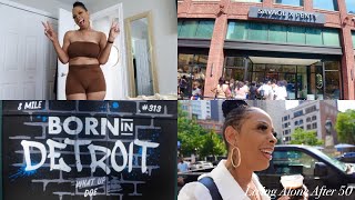 Weekly Vlog SavageXFenty Grand Opening Downtown Detroit vlog vanitymirror bra SavageXFenty [upl. by Aknayirp772]