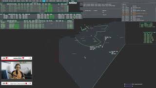 VATSIM ATC Hong Kong Radar  VHHH VHHX VMMC  Hoppie CPDLC PDC [upl. by Nossah207]