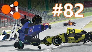 BeamNGdrive 82  ZDERZENIA I KOLIZJE PODCZAS WYŚCIGÓW F1 🏎 [upl. by Nica887]