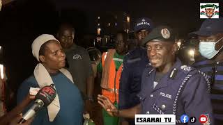 a lady was trying to challenge commissioner King Colley with words at sukuta jabang traffic light [upl. by Wilbur354]