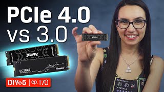 What is the difference between PCIe Gen 3 and PCIe Gen 4  DIY in 5 Ep 170 [upl. by Nimzaj652]