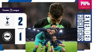 PL Highlights Tottenham 2 Brighton 1sport channelsky sport news [upl. by Notneb]