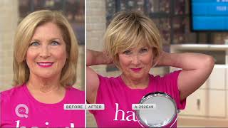 Hairdo Chin Length Textured Fringe Bob Wig on QVC [upl. by Jarita]