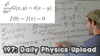 Finding the Greens Function of d2dx2 [upl. by Weikert]